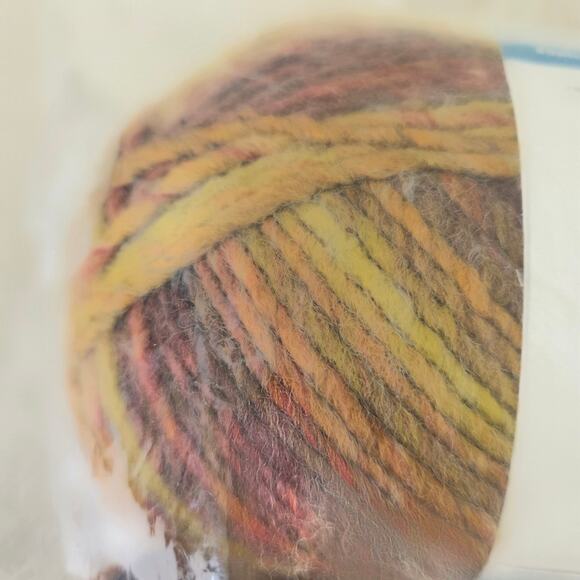 Bernat Symphony Yarn Set of 2 Skeins Multicolor Acrylic Wool Blend NEW - Picture 6 of 9
